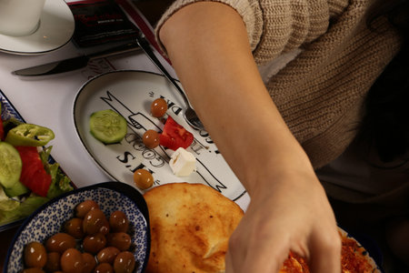 Rich and delicious Turkish breakfast