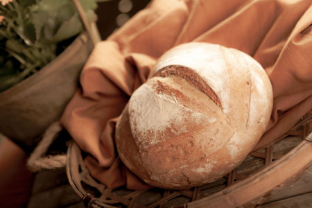 delicious natural aesthetic baked bread