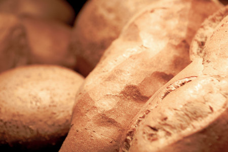 delicious natural aesthetic baked bread