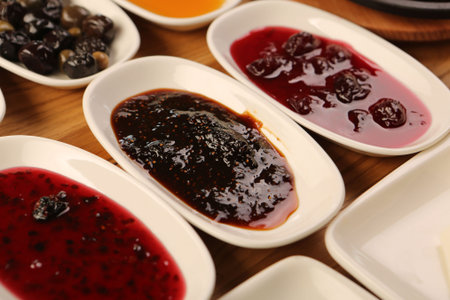 Rich and delicious Turkish breakfastの写真素材