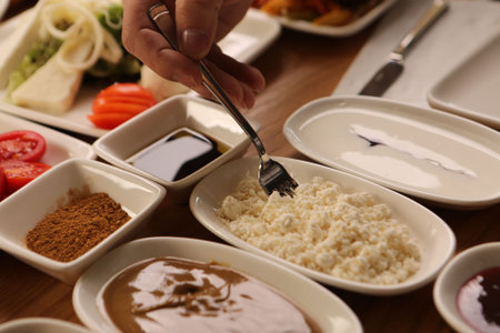 Rich and delicious Turkish breakfast