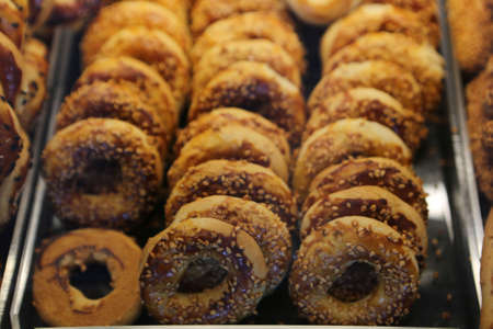 cookies with dark chocolate chipsの写真素材