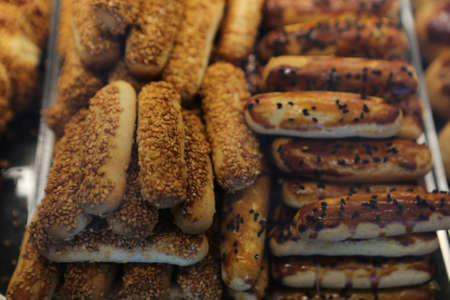 cookies with dark chocolate chipsの写真素材