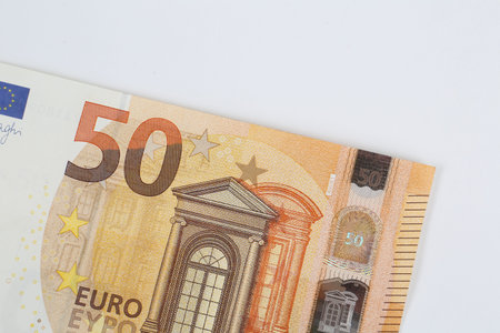 European currency money, euro banknotes