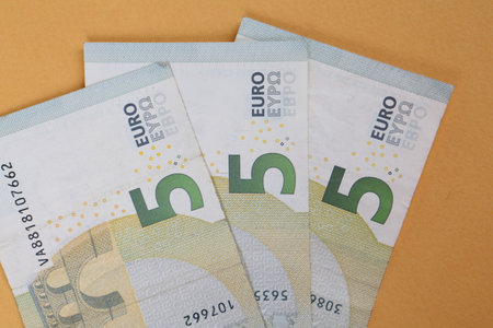 European currency money, euro banknotesの写真素材