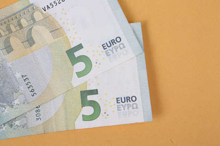 European currency money, euro banknotesの写真素材