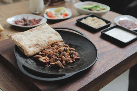 Turkish and Arabic Traditional Ramadan Kebabの写真素材