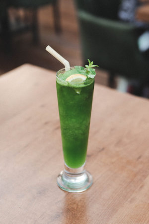 Alcohol cocktail drink on the table in restaurant
