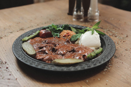 Turkish and Arabic Traditional Ramadan Kebabの写真素材