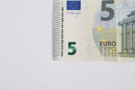 European currency money, euro banknotes