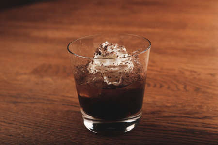 Alcohol cocktail drink on the table in restaurantの写真素材