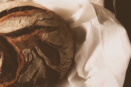 delicious natural aesthetic baked bread