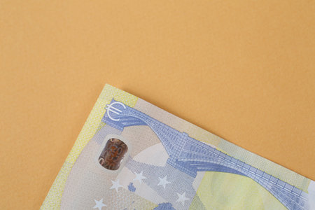 European currency money, euro banknotes