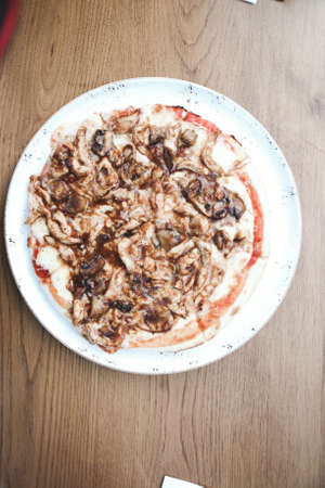 Delicious Mixture pizza Italian foodの写真素材