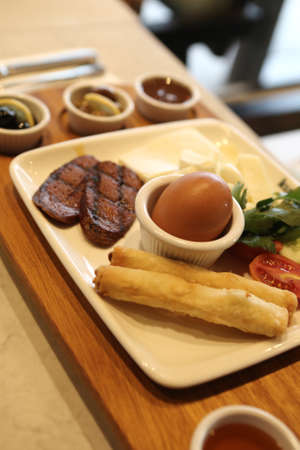 Rich and delicious Turkish breakfastの写真素材