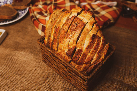 delicious natural aesthetic baked bread