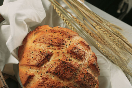 delicious natural aesthetic baked bread