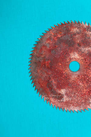 Circular saw blades. carpentry tools.の写真素材