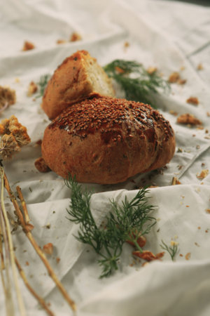 delicious natural aesthetic baked bread