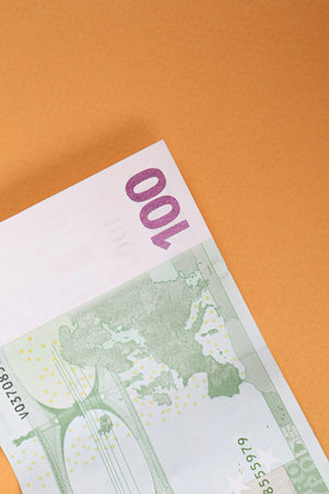 European currency money, euro banknotes