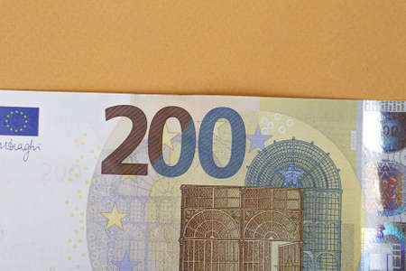 European currency money, euro banknotesの写真素材