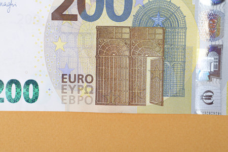 European currency money, euro banknotes