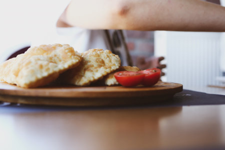 Rich and delicious breakfastの写真素材