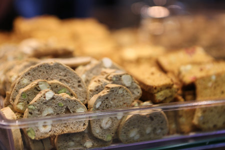 Group of assorted cookies. Chocolate chip, oatmeal raisin, white chocolate