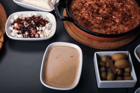 Rich and delicious breakfastの写真素材