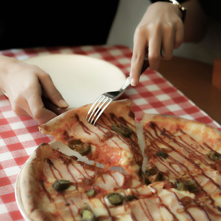 Delicious Mixture pizza Italian food