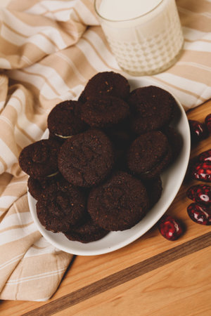 cookies with dark chocolate chips
