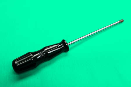 Screwdriver with a plastic handleの写真素材