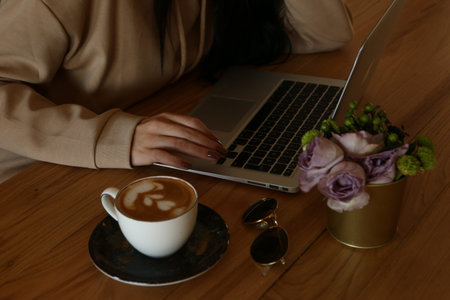 A cup of coffee on the table