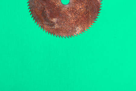 Circular saw blades. carpentry tools.の写真素材