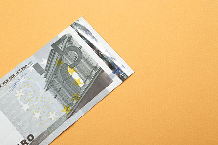 European currency money, euro banknotes