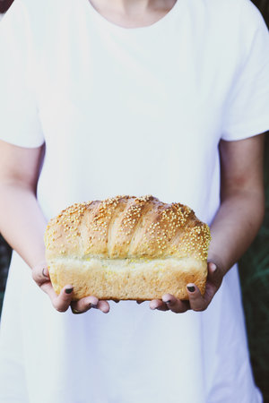 delicious natural aesthetic baked bread
