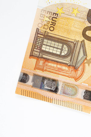 European currency money, euro banknotes