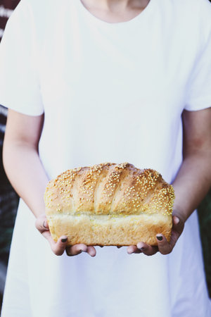 delicious natural aesthetic baked bread