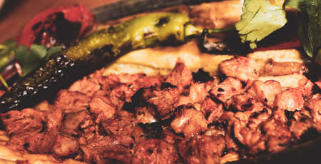 Turkish and Arabic Traditional Ramadan Kebabの写真素材