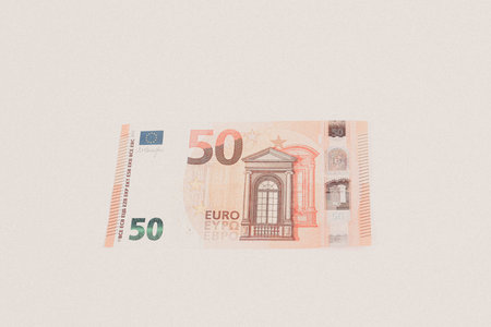 European currency money, euro banknotes