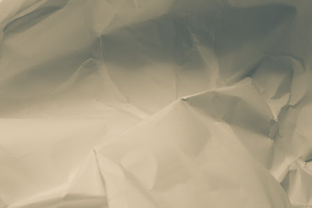 White creased crumpled paper background grunge texture backdrop