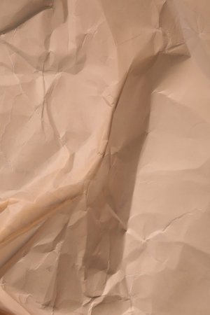 orange creased crumpled paper background grunge texture backdrop