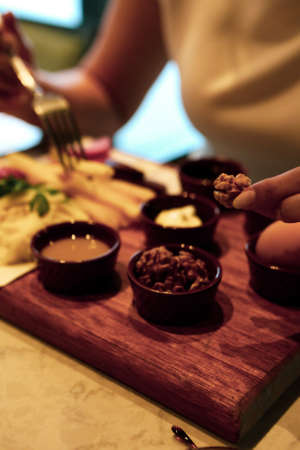 Rich and delicious breakfastの写真素材