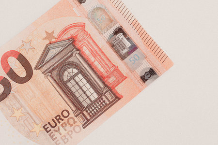 European currency money, euro banknotes