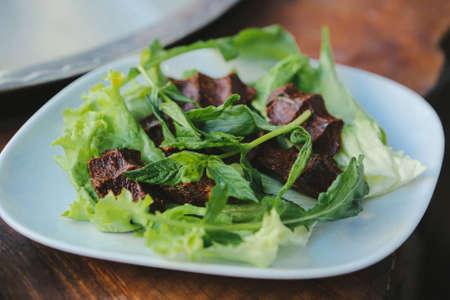 Turkish food, cigkofte, steak a la turca or chee koftaの写真素材