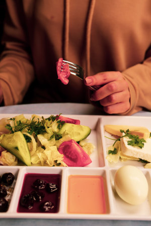 Rich and delicious breakfast