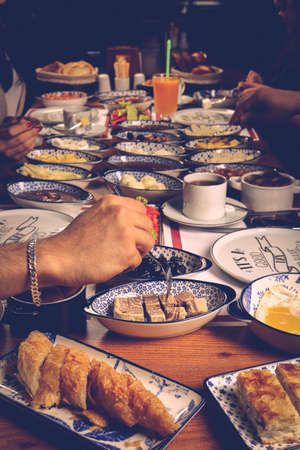 Rich and delicious breakfastの写真素材