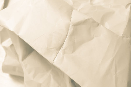 White creased crumpled paper background grunge texture backdrop