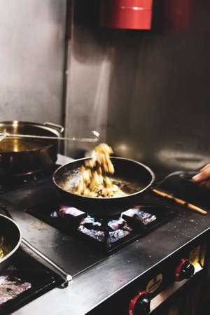 Meat Saute Turkish Meat Saute with Hair Pie Meat - Sac Frying - Sac Roastingの写真素材