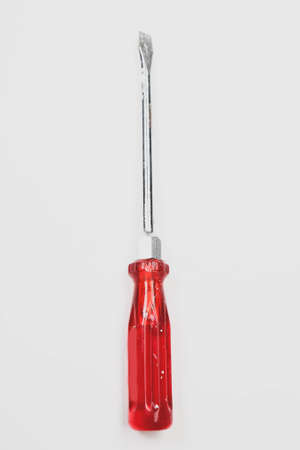 Screwdriver with a plastic handleの写真素材